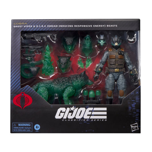 G.I Joe Classified Series #170 Ghost Viper & D.I.R.E. (Dread-Inducing Responsive Energy) Beasts EXCLUSIVA