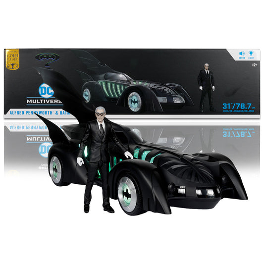 DC Multiverse Batman Forever Batmobile & Alfred Pennyworth