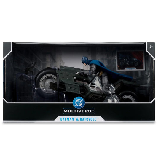 DC Multiverse Batman w Batcycle (The Flash)
