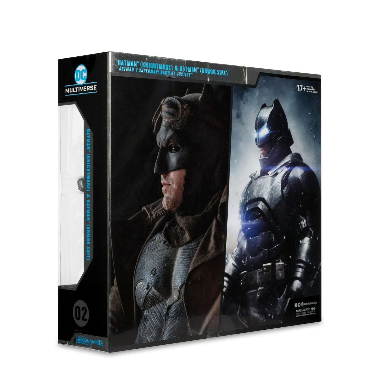 DC Multiverse Collector Edition Knightmare Batman & Armored Batman (BvS) Gold Label