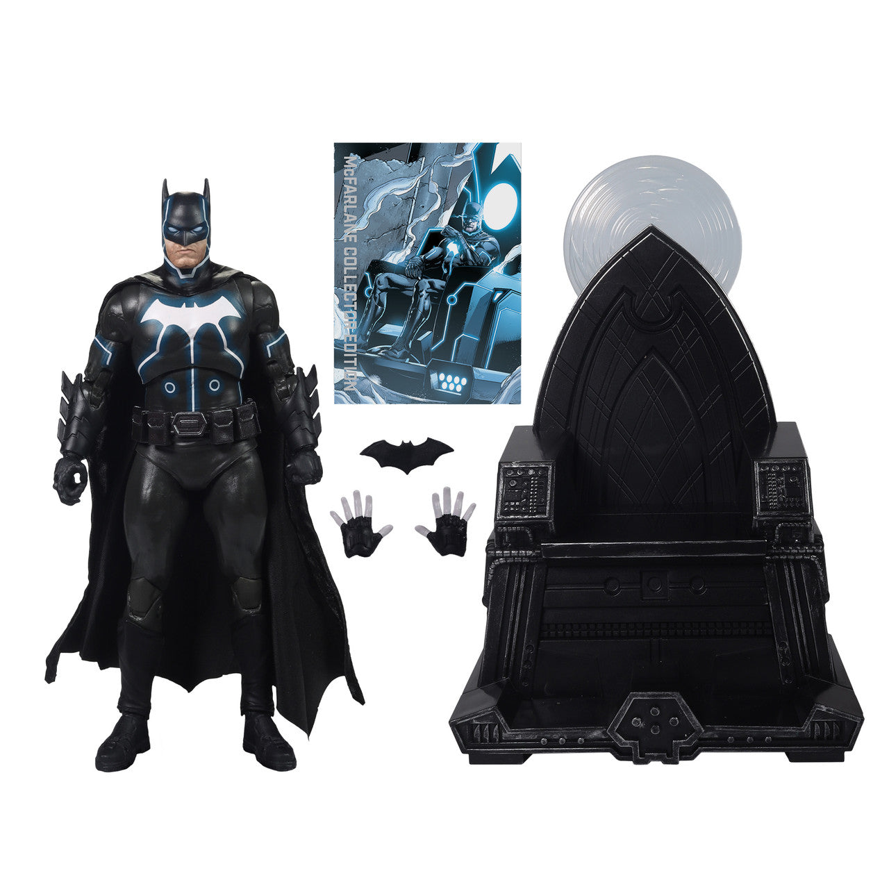 DC Multiverse Collector Edition Batman w Mobius Chair EXCLUSIVA