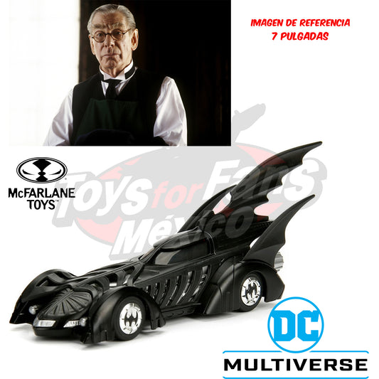 DC Multiverse Batman Forever Batmobile & Alfred Pennyworth
