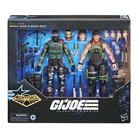 G.I. Joe Classified Series #164, Night Force Beach Head & Quick Kick