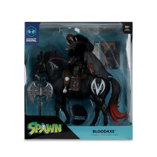 McFarlane Spawn Bloodaxe w Horse (Spawn: The Dark Ages)