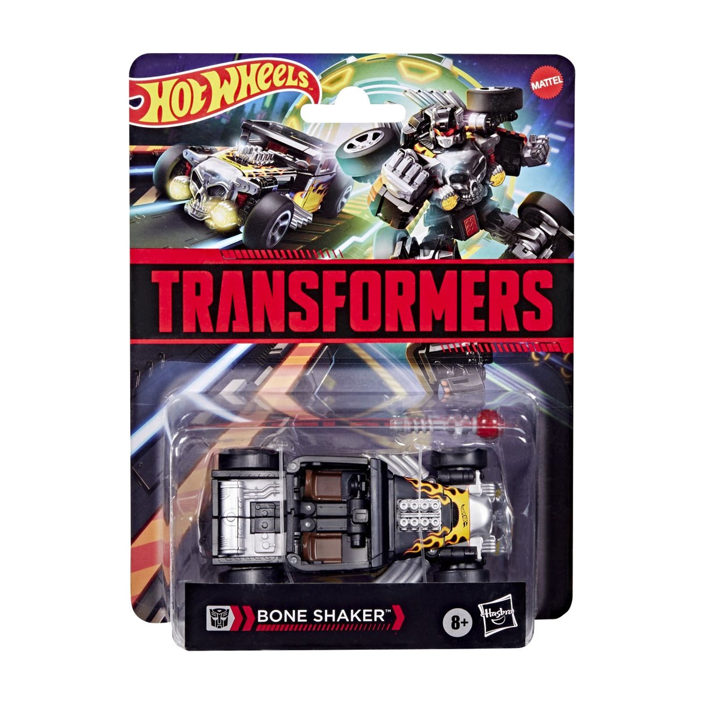 Transformers X Hot Wheels Deluxe Class Bone Shaker