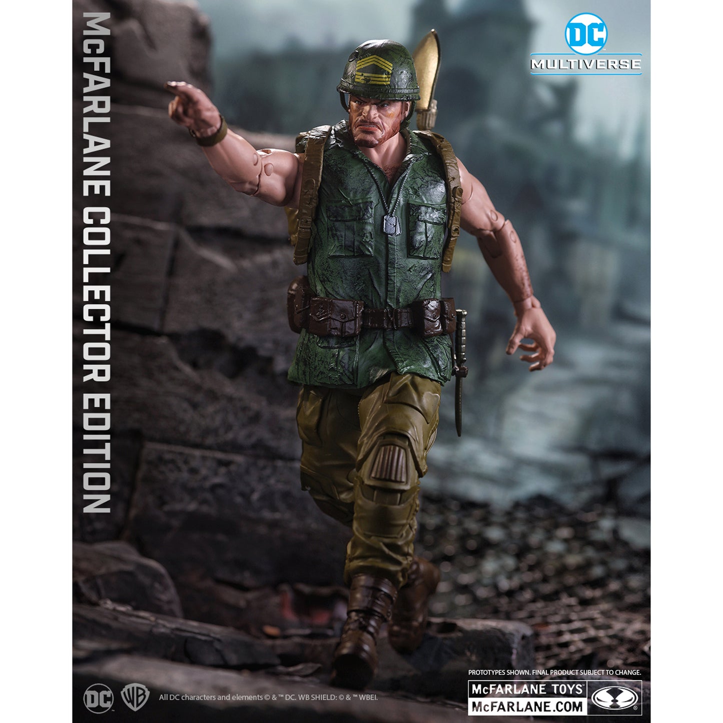 DC Multiverse McFarlane Collector Edition Sargent Rock