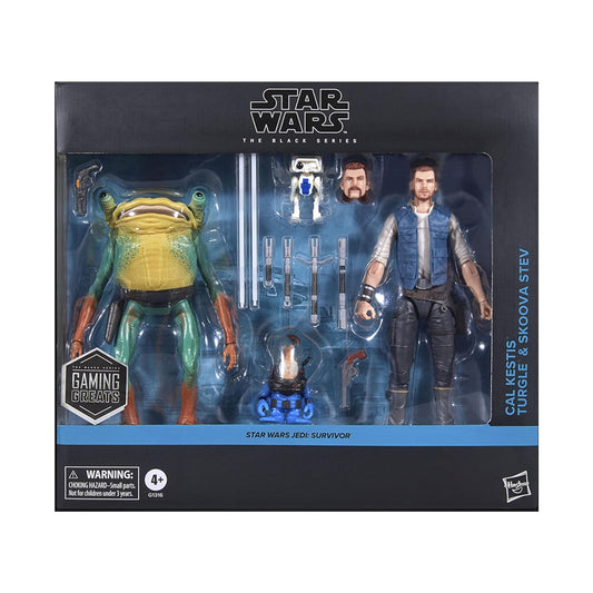 Star Wars The Black Series Cal Kestis, BD-1, Turgle & Skoova Stev (Jedi Survivor) EXCLUSIVA