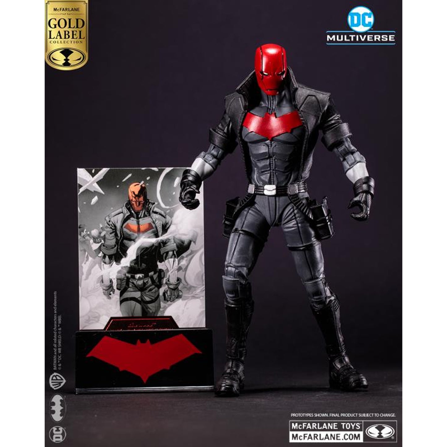 DC Multiverse New 52 Red Hood BBTS Exclusive Limited Black & White