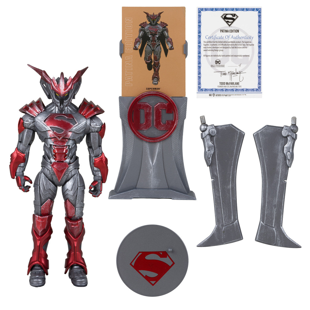 DC Multiverse Superman Unchained Armor Patina Edition Gold Label EXCLUSIVA 2do Pago