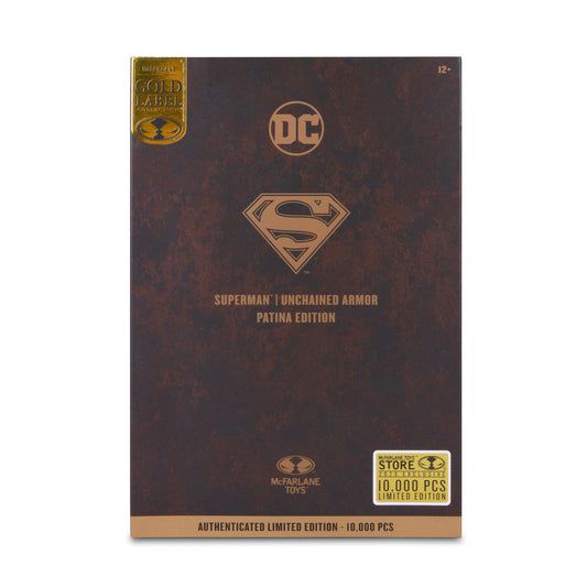 DC Multiverse Superman Unchained Armor Patina Edition Gold Label EXCLUSIVA 2do Pago