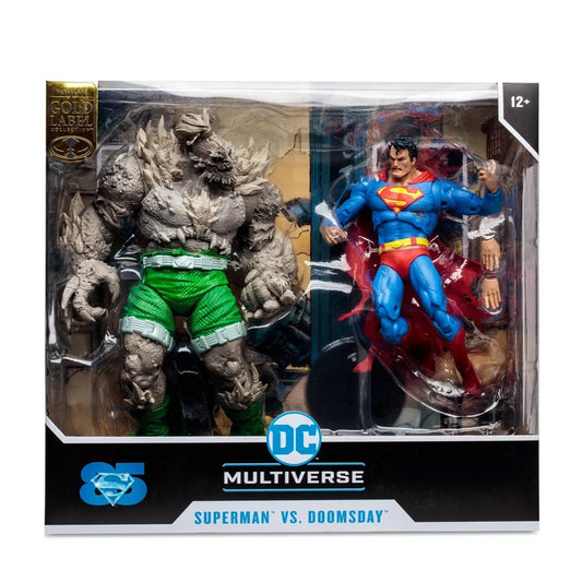 DC Multiverse Superman vs Doomsday GOLD LABEL ENVIO