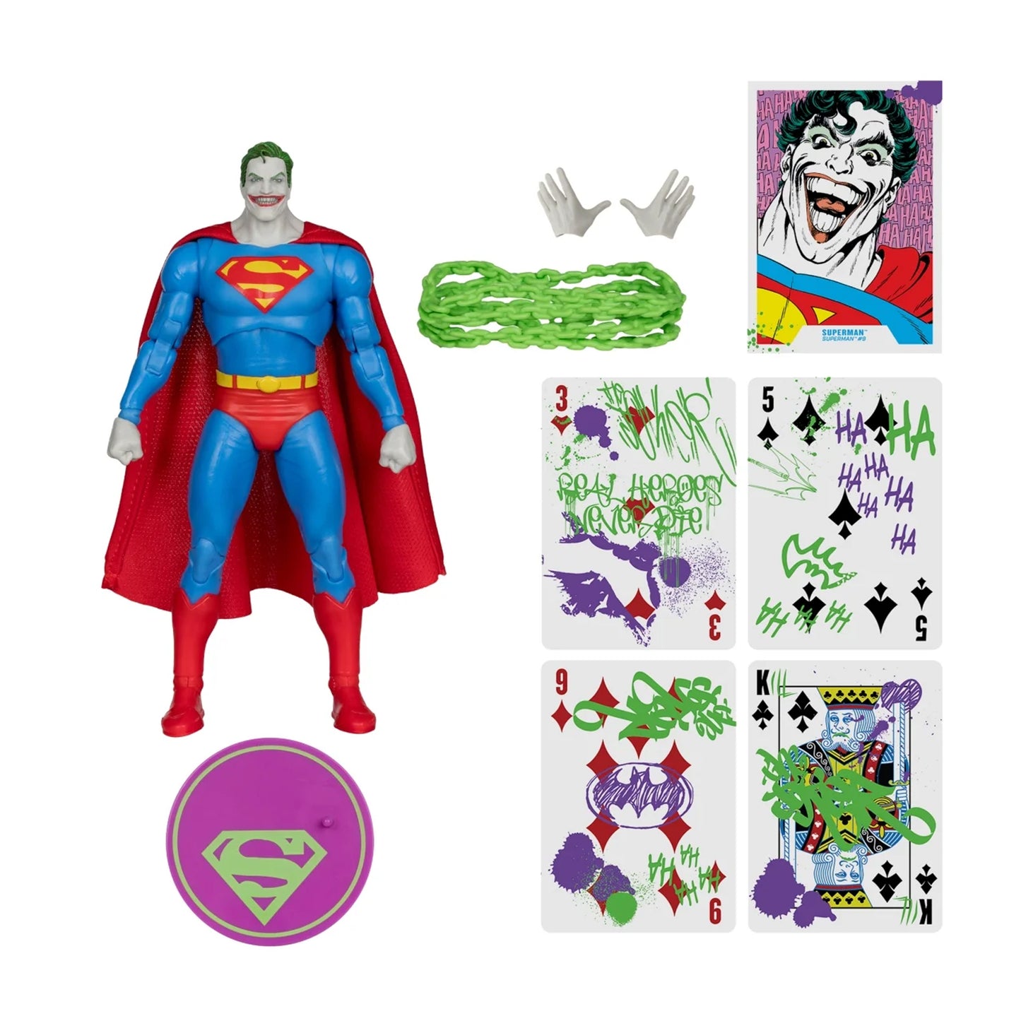DC Multiverse Superman Jokerized Gold Label