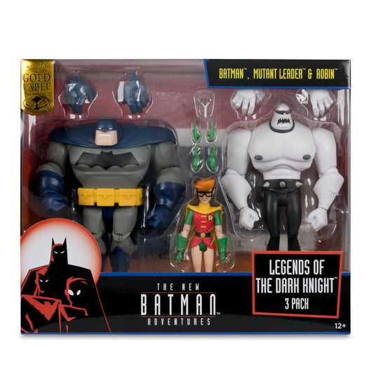 DC Direct Legends of The Dark Knight Gold Label 3-pack (Batman, Mutant Leader & Robin)