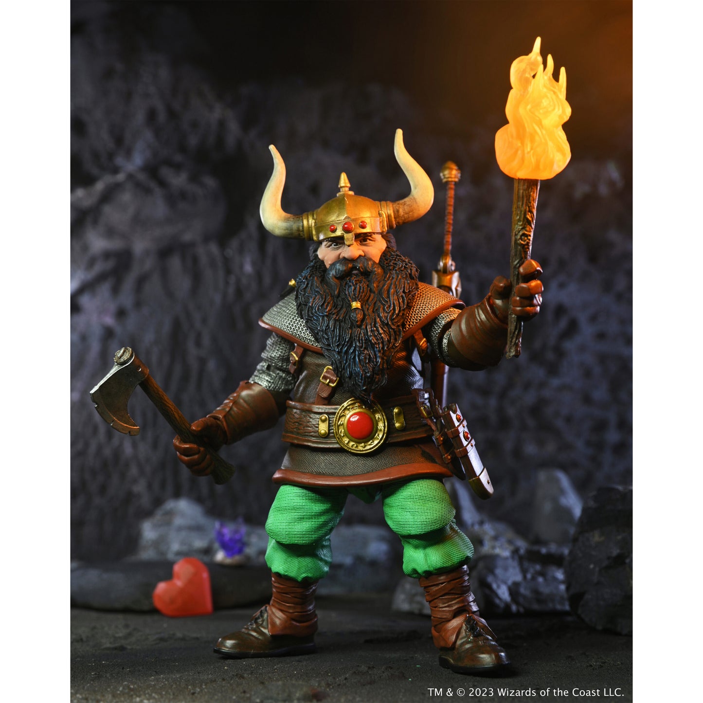 NECA Dungeons & Dragons Ultimate Elkhorn the Good Dwarf Fighter 2do Pago