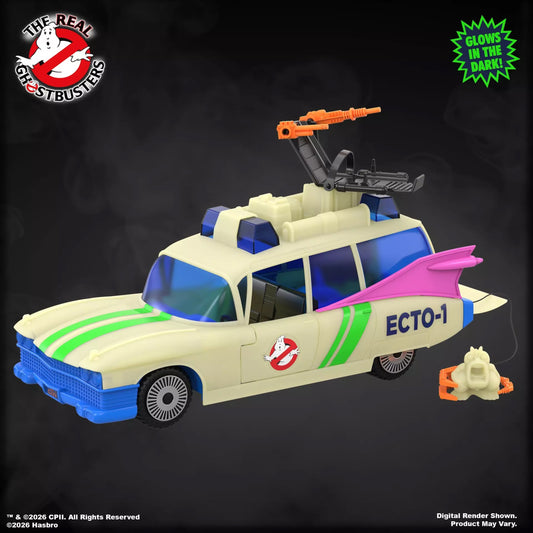 Ghostbusters Kenner Classics The Real Ghostbusters Ecto-Glow Ecto-1 EXCLUSIVE
