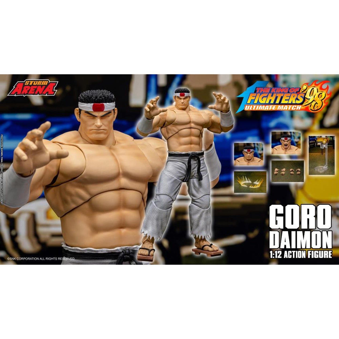 The King of Fighters '98 Ultimate Match Storm Arena Goro Daimon