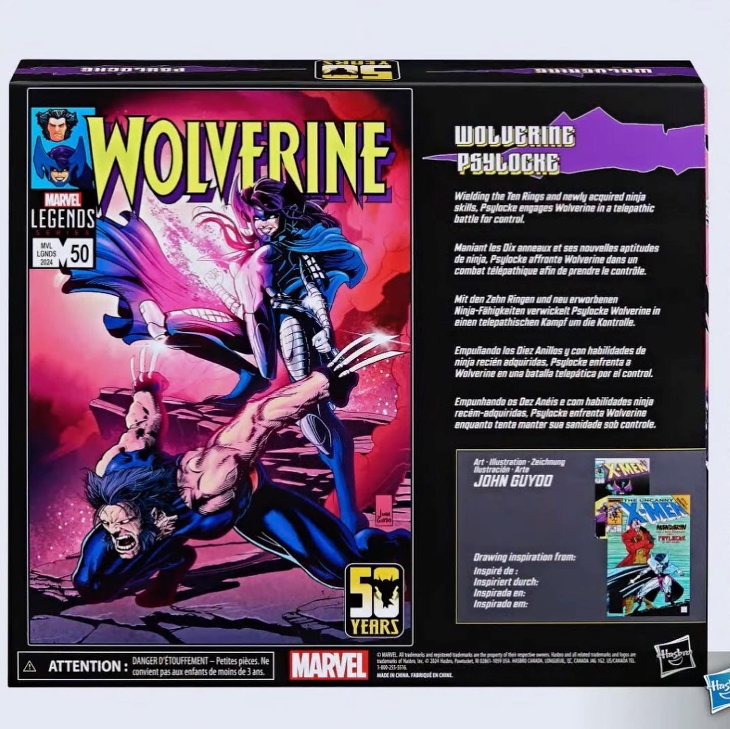 Marvel Legends Psylocke & Wolverine 2 Pack 2do Pago