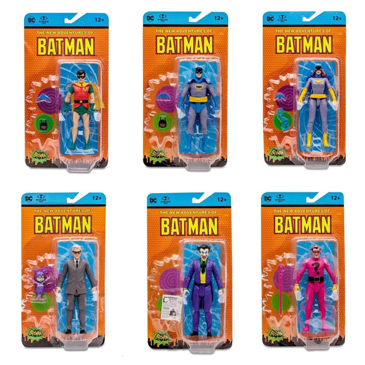 DC Retro Batman 66 Wave 9 (Batman/Robin/Batgirl/Commissioner Gordon/Riddler/Joker) 2do Pago