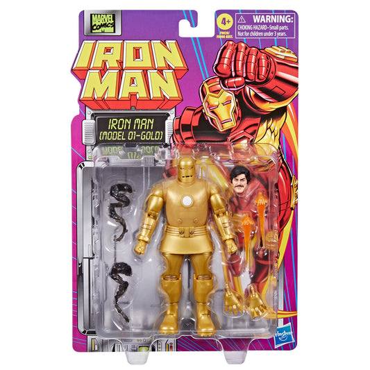 Marvel Legends Retro Iron Man Mark 1 Gold Version