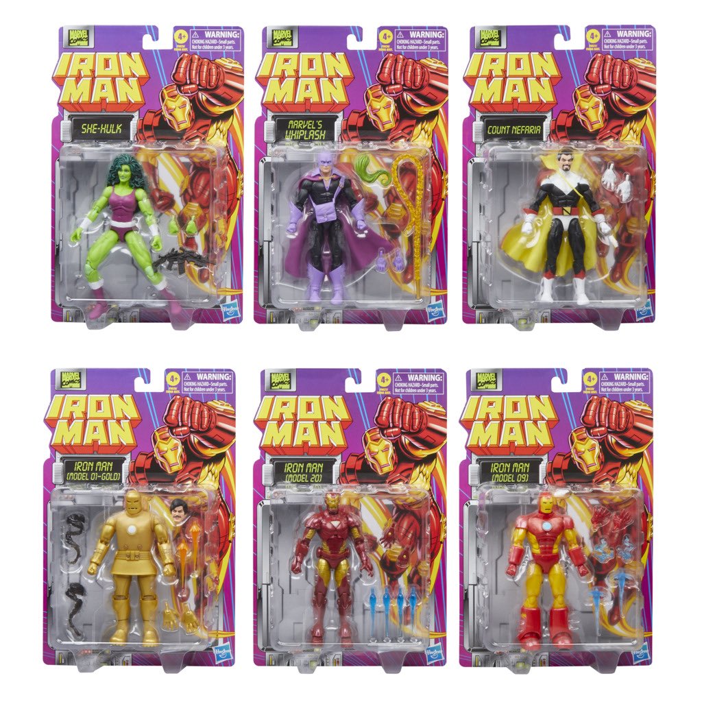 Marvel Legends Retro Iron Man Wave (2024) 2do Pago