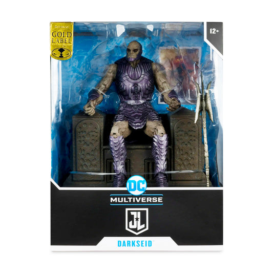 DC Multiverse Gold Label Darkseid with Armor and Throne (ZS Justice League)