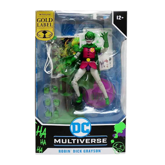 DC Multiverse Robin Dick Grayson Jokerized Gold Label