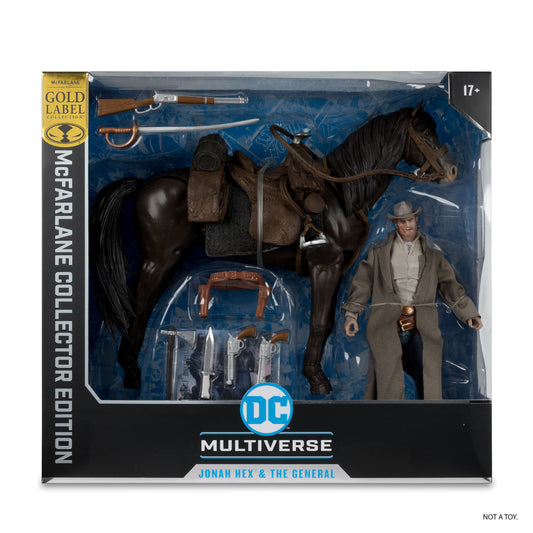 DC Multiverse Collector Edition Jonah Hex™ & The General (All-Star Western) Gold Label 2-pack