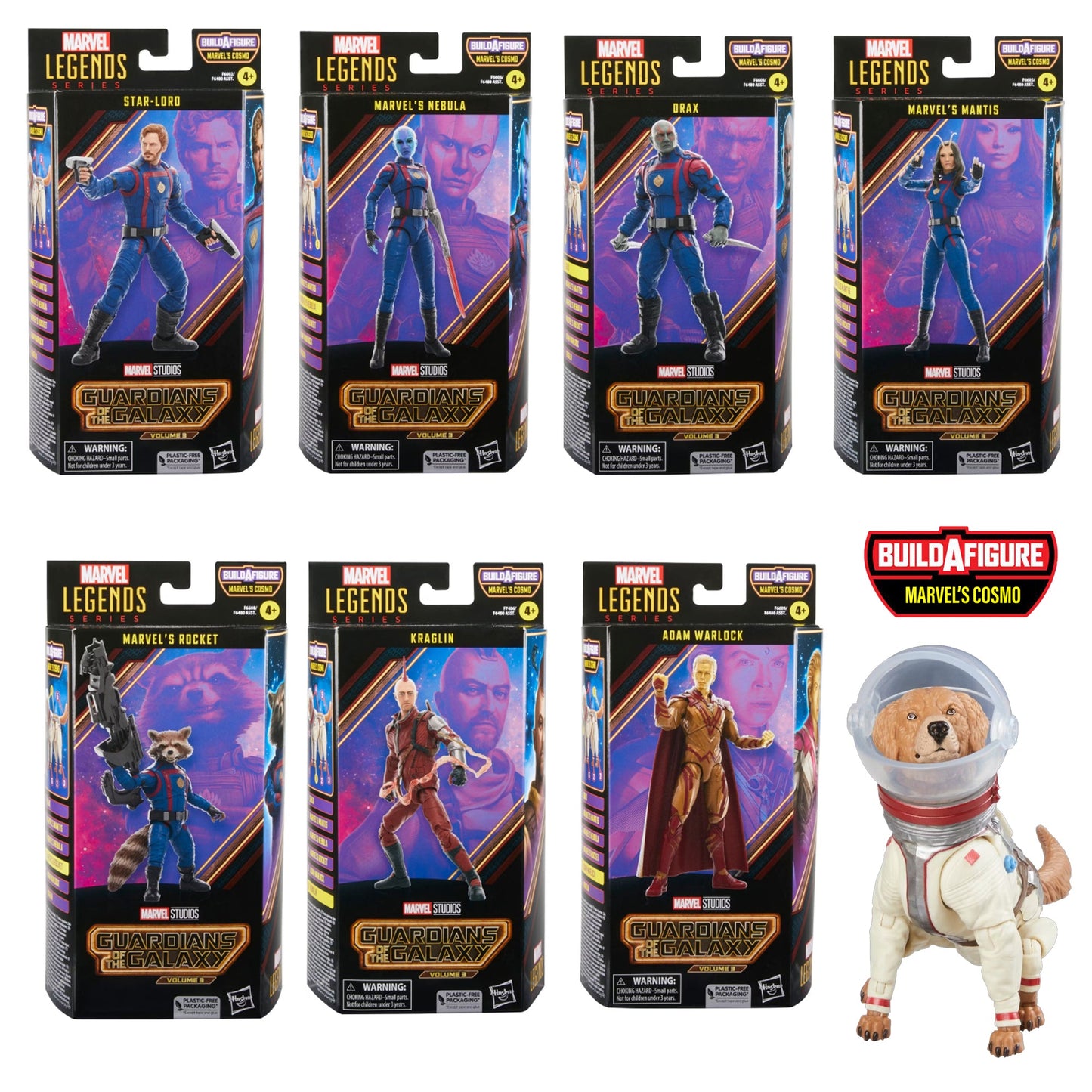 Marvel Legends GoG Vol.3 Wave BAF Cosmo 2do Pago