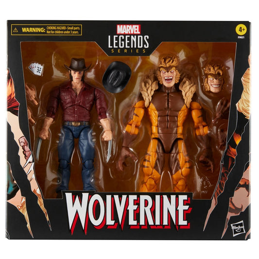 Marvel Legends Logan vs Sabretooth 2 Pack