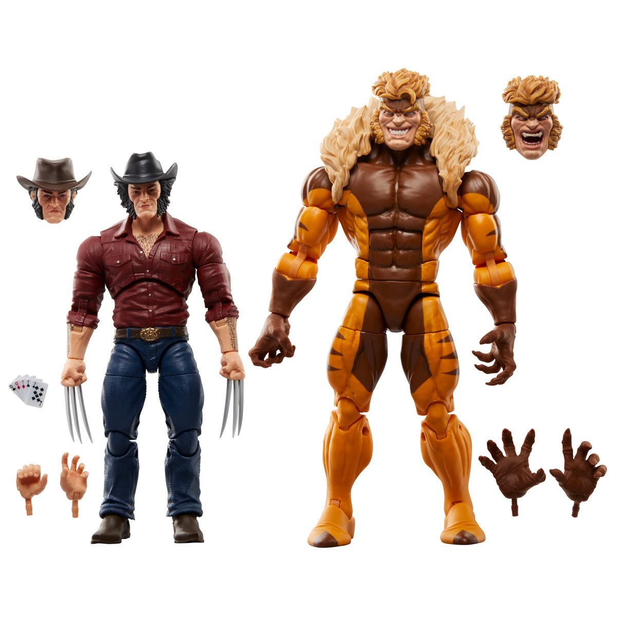 Marvel Legends Logan vs Sabretooth 2 Pack