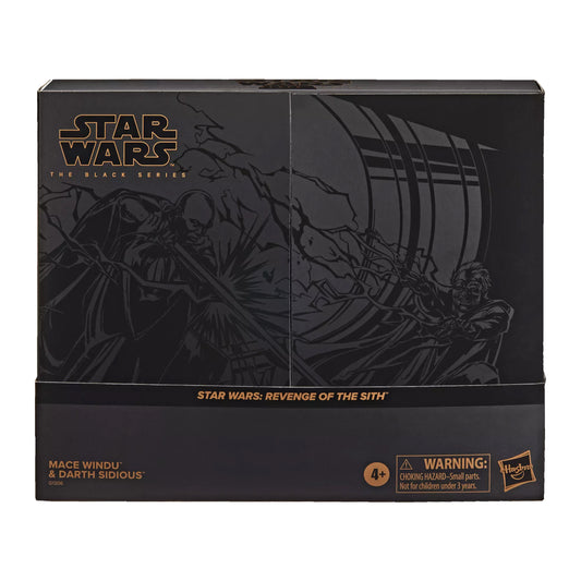 Star Wars The Black Series Mace Windu & Darth Sidious NYCC25 EXCLUSIVA