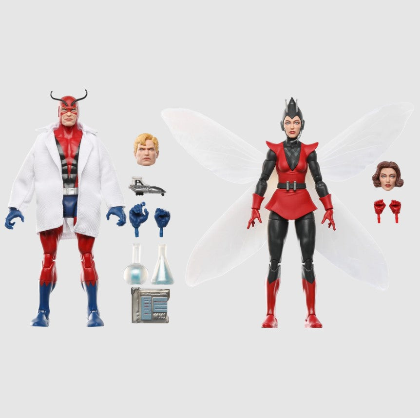Marvel Legends Series Hank Pym (Giant-Man) & Janet Van Dyne (Wasp)