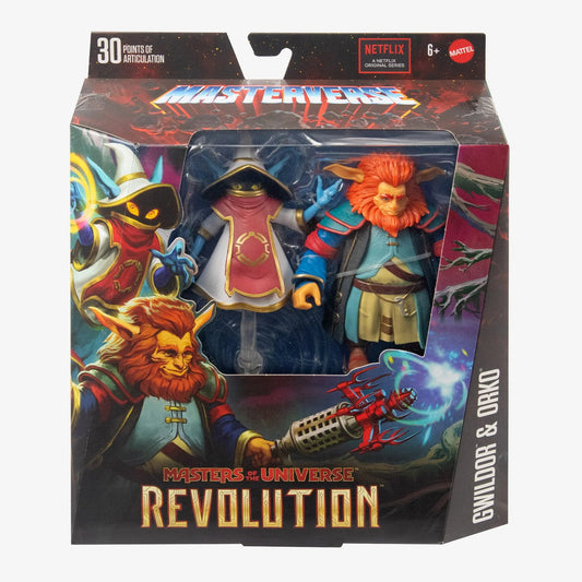 Masters of The Universe Masterverse Revolution Orko/Gwildor 2 Pack EXCLUSIVA 2do Pago