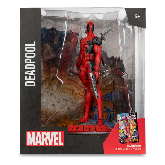 McFarlane Toys - Marvel Deadpool 1:10th Scale Posed Figure (The New Mutants #98)