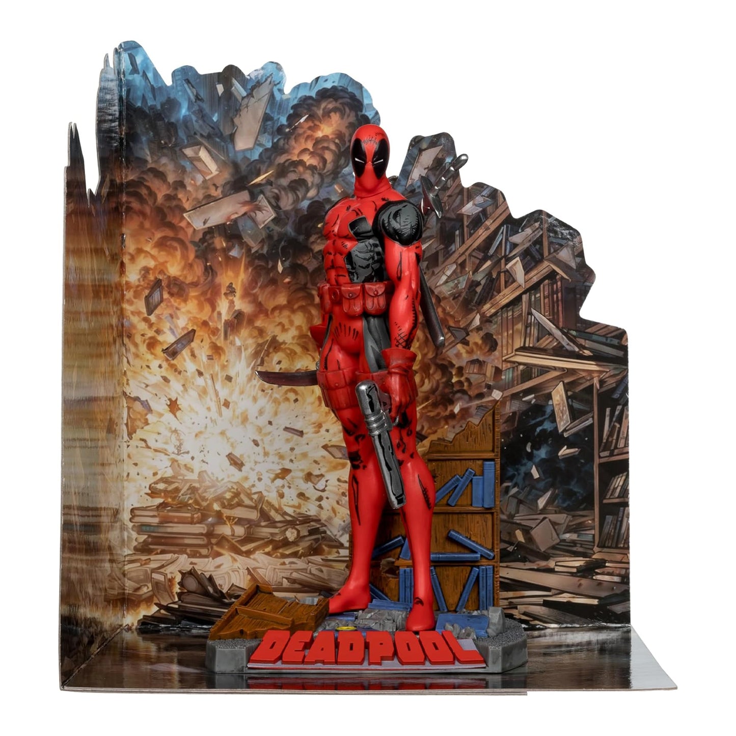 McFarlane Toys - Marvel Deadpool 1:10th Scale Posed Figure (The New Mutants #98)