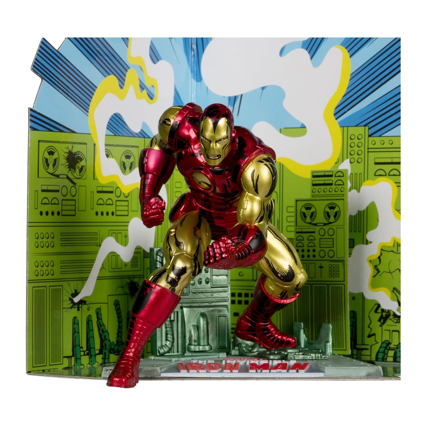 McFarlane Toys - Marvel Iron Man 1:10th Scale Posed Figure (The Invincible Iron Man #126)