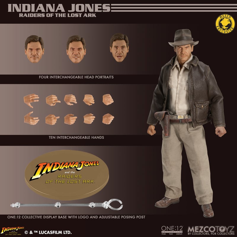 Mezco One:12 Indiana Jones (Temple Edition) EXCLUSIVA