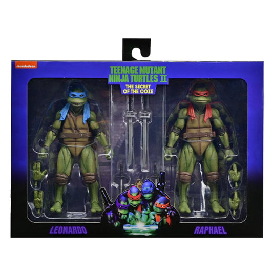 NECA TMNT 2 The Secret of The Ooze Leonardo/Raphael ENVIO