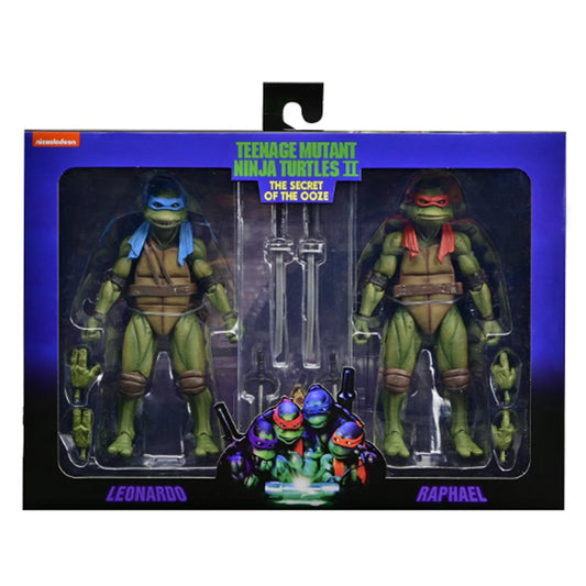 NECA TMNT 2 The Secret of The Ooze Leonardo/Raphael 2do Pago