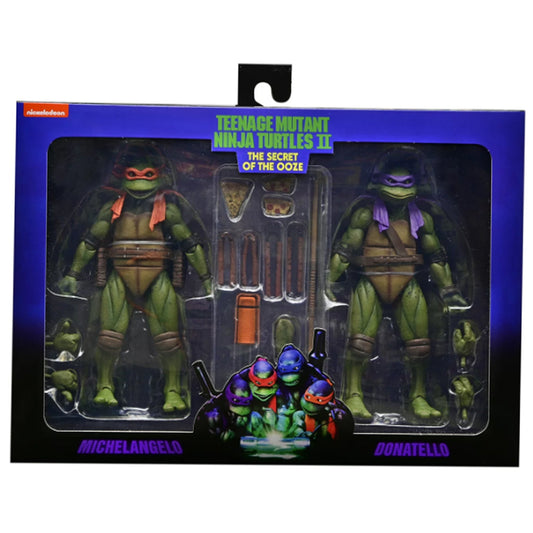 NECA TMNT 2 The Secret of The Ooze Donatello/Michelangelo 2do Pago