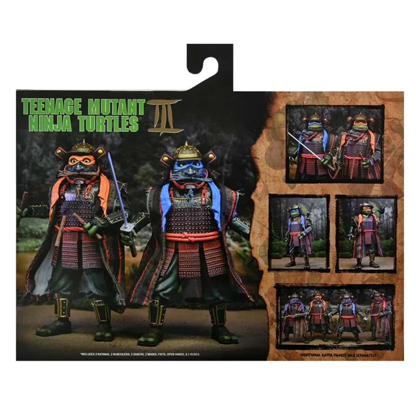 NECA TMNT 3 Movie Leonardo/Michelangelo 2 Pack