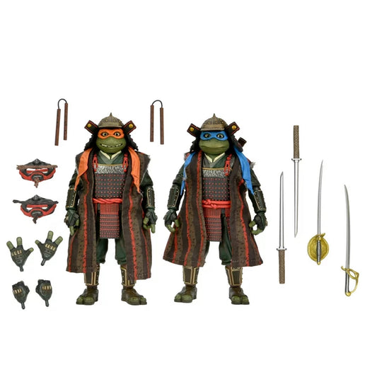 NECA TMNT 3 Movie Leonardo/Michelangelo 2 Pack