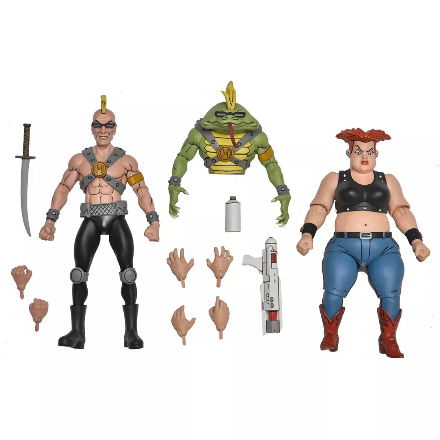 NECA TMNT Cartoon Jersey Red & Grunt 2do Pago