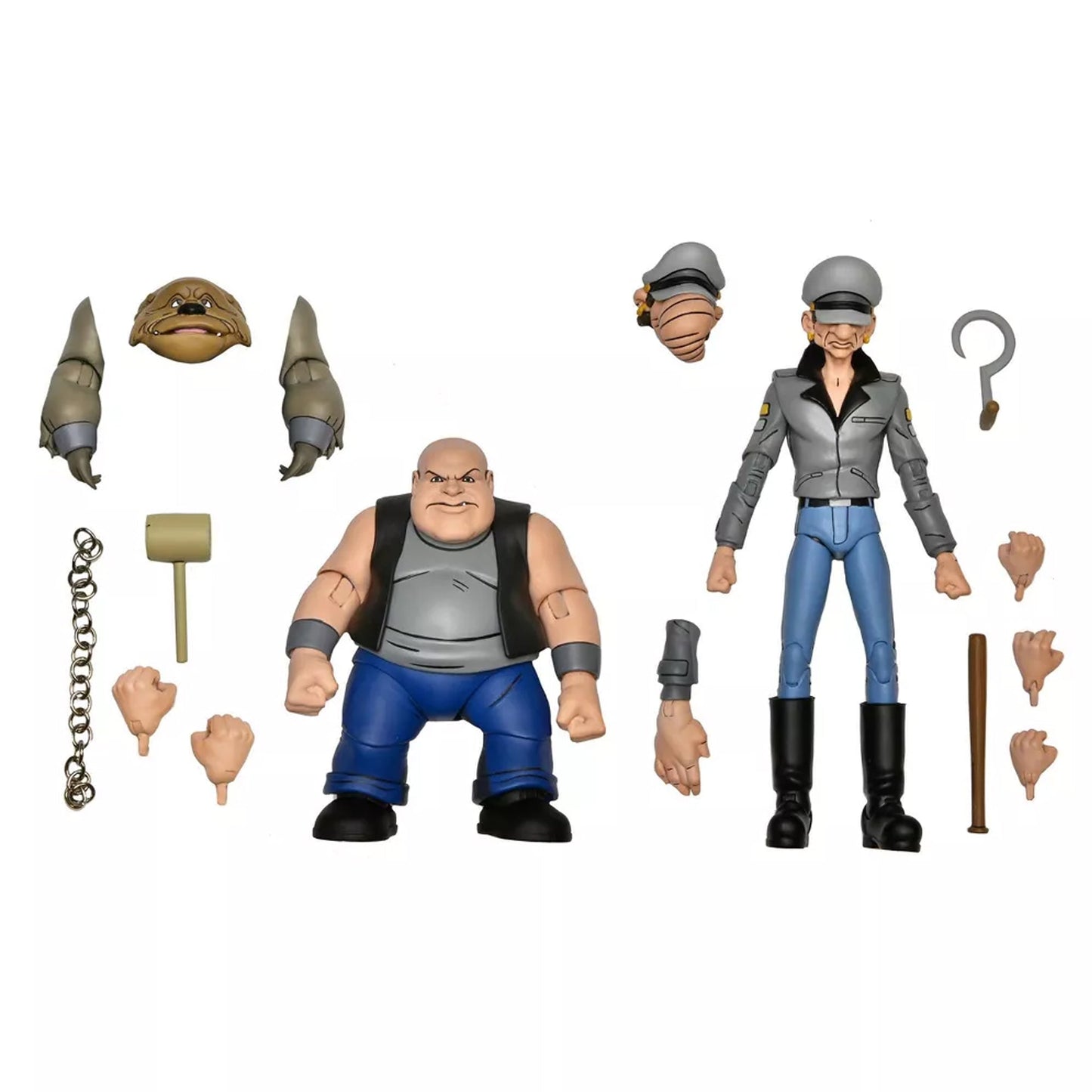 NECA TMNT Cartoon Tall Thug-Short Gangster 2 Pack 2do Pago
