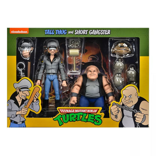 NECA TMNT Cartoon Tall Thug-Short Gangster 2 Pack 2do Pago