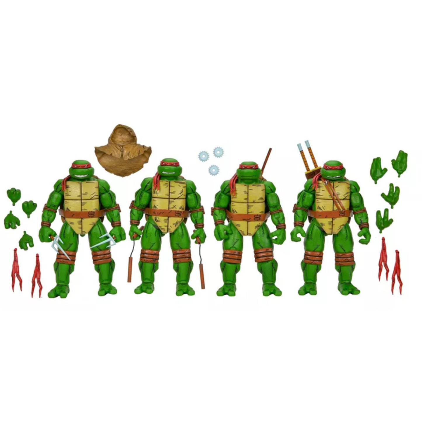 NECA Teenage Mutant Ninja Turtles Mirage Comics 4 Pack 2do Pago