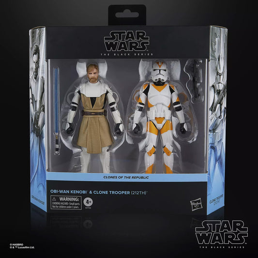 Star Wars The Black Series Obi-Wan Kenobi & Clone Trooper (212th) EXCLUSIVA