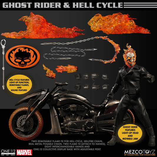 Mezco One:12 Ghost Rider & Hell Cycle 2do Pago