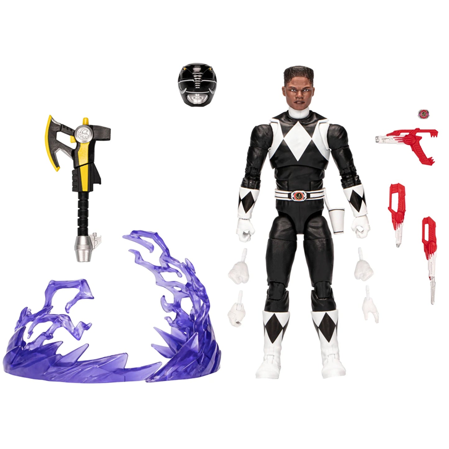 Power Rangers Lighting Collection REMASTERED Morphin Black Ranger 2do Pago