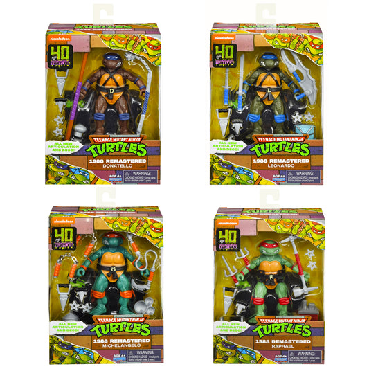 Playmates TMNT REMASTERED Set de 4 2do Pago